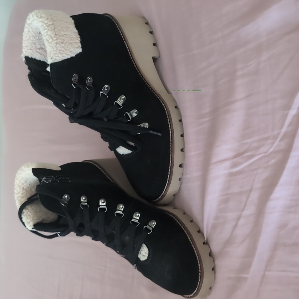 Blondo Devin Waterproof Suede Boots Black Size 9.5